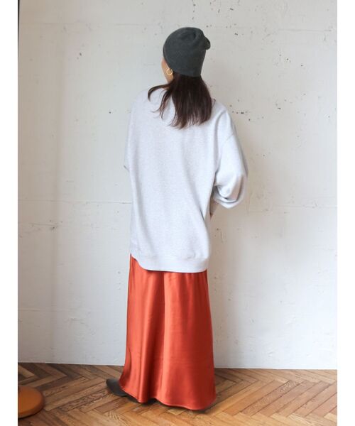 Ungrid(アングリッド)の「サテンフレアスカート(スカート・レディース・ブラック/オレンジ/シルバー・FREE)」の16枚目の写真