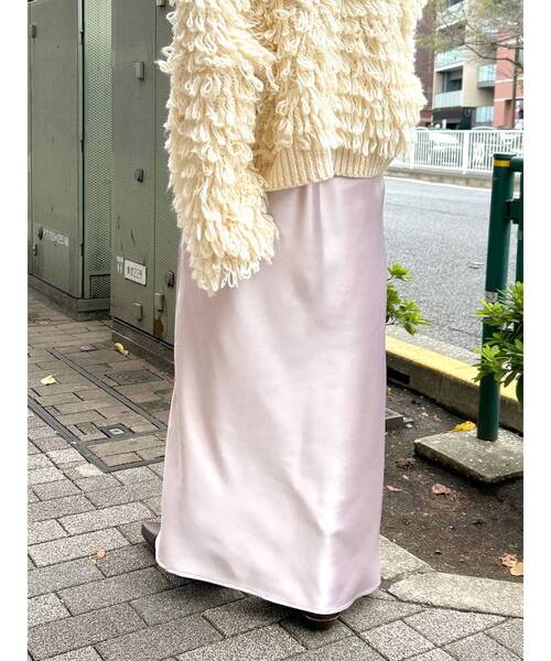 Ungrid(アングリッド)の「サテンフレアスカート(スカート・レディース・ブラック/オレンジ/シルバー・FREE)」の22枚目の写真