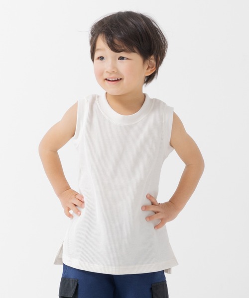 ANDCHILL GDY SLEEVELESS WHITE タンクトップ ANDCHILL GDY SLEEVELESS WHITE タンクトップ