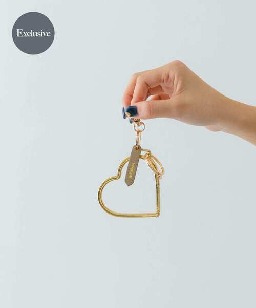 RODE SKO（ロデスコ）の「『別注』Hashibami×RODESKO　ハートカラビナ（キーケース/キーアクセサリー・レディース・ゴールド/シルバー・ONE）」の2枚目の写真