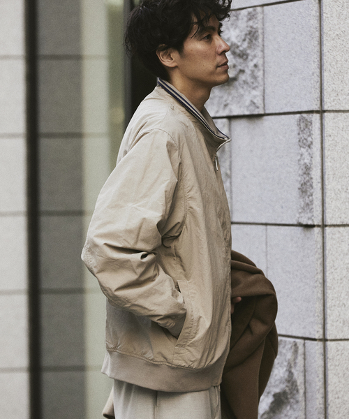 Fred Perry フレッドペリー　ベージュ　リムーバブル　ジャケット フォーワンセブン エディフィス 417 EDIFICE FRED PERRY