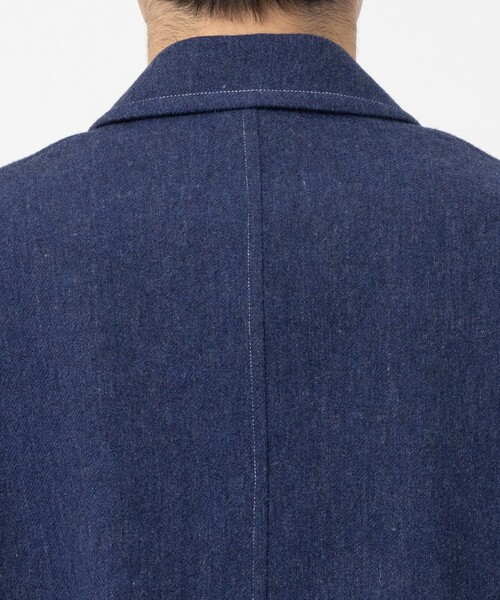 sulvam(サルバム)の「【sulvam/サルバム】WOOL-DENIM LONG SLEEVE JACKET(テーラードジャケット・メンズ・ネイビー/ブルー・M/L)」の6枚目の写真