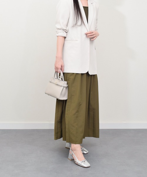 CHRISTIAN VILLA（クリスチャンヴィラ）の「【CHRISTIAN VILLA】スモールサイズレザーハンドバッグ(Q56406)（ハンドバッグ・レディース・ライトグレー/ブラック・ALL）」の8枚目の写真