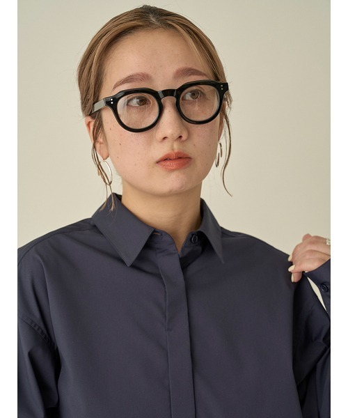 emmi（エミ）の「ボストンクリアグラス（メガネ・レディース・ブラック・FREE）」の9枚目の写真