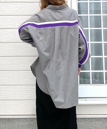 ヨークリブドッキングシャツ