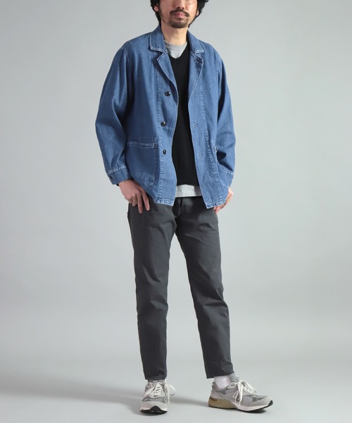 OMNIGOD（オムニゴッド）の「[OMNIGOD mens / オムニゴッド] コットンヘンプダック 5Pカレッジジーンズ（その他パンツ・メンズ・チャコールグレー/アイボリー・28inch/30inch/32inch/34inch）」の4枚目の写真