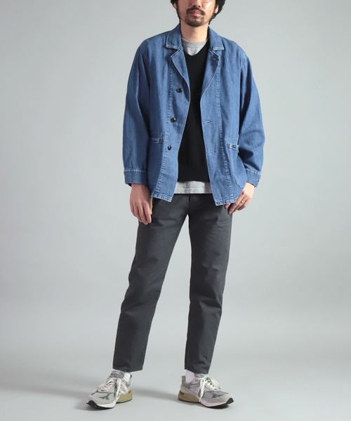 OMNIGOD（オムニゴッド）の「[OMNIGOD mens / オムニゴッド] コットンヘンプダック 5Pカレッジジーンズ（その他パンツ・メンズ・チャコールグレー/アイボリー・28inch/30inch/32inch/34inch）」の5枚目の写真