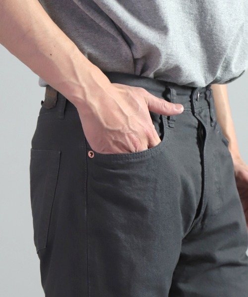 OMNIGOD（オムニゴッド）の「[OMNIGOD mens / オムニゴッド] コットンヘンプダック 5Pカレッジジーンズ（その他パンツ・メンズ・チャコールグレー/アイボリー・28inch/30inch/32inch/34inch）」の14枚目の写真