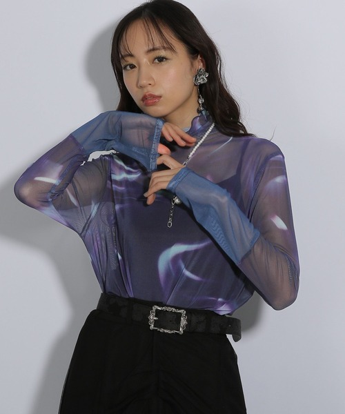 HARE（ハレ）の「リフレクションガラシアートップス(HARE)（Tシャツ