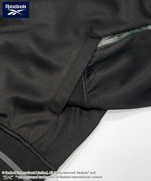 Reebok（リーボック）の「Reebok リーボック ブランド ロゴ ワンポイント 刺繍 スムースジャージ ライン トラックジャケット（ジャージ・メンズ・サックスブルー/ネイビー/ブラック/チャコール・L/LL/M）」の12枚目の写真