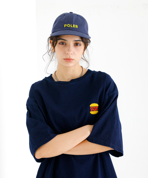 POLeR(ポーラー)の「【POLeR/ポーラー】PRM WASH STEAMED /HAMS/ HEART/CHENILLE EMB TEE/ワンポイント 刺繍Tシャツ / ハンバーガー/ハート(Tシャツ/カットソー・メンズ・ブラック系その他2/ホワイト系その他2/ブラック系その他/ブルー系その他/ブルー系その他2/ホワイト系その他・M/L/XL)」の18枚目の写真