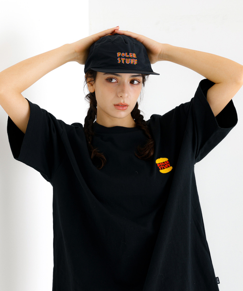 POLeR(ポーラー)の「【POLeR/ポーラー】PRM WASH STEAMED /HAMS/ HEART/CHENILLE EMB TEE/ワンポイント 刺繍Tシャツ / ハンバーガー/ハート(Tシャツ/カットソー・メンズ・ブラック系その他2/ホワイト系その他2/ブラック系その他/ブルー系その他/ブルー系その他2/ホワイト系その他・M/L/XL)」の22枚目の写真