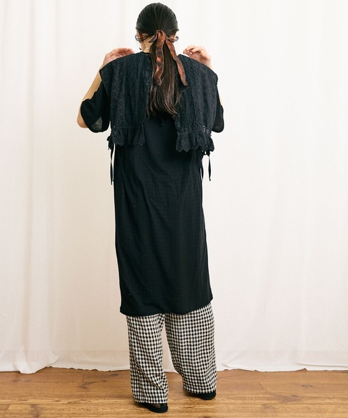 fig Ｌondon（フィグロンドン）の「_Carol vest（ベスト・レディース・アイボリー/ブラック・FREE）」の19枚目の写真