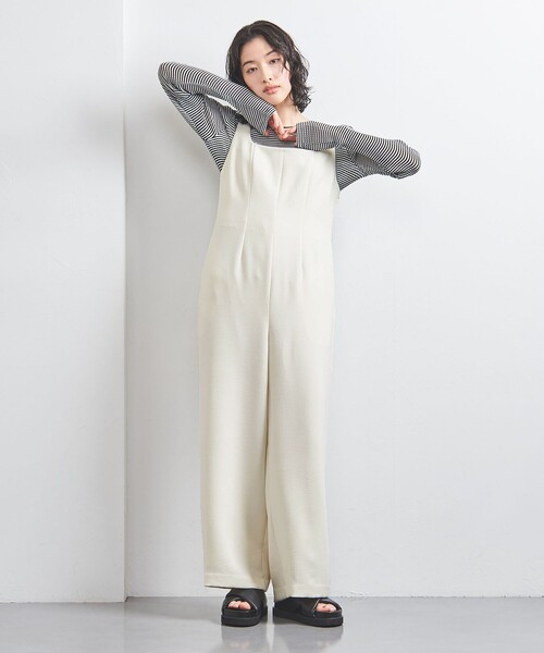 ユナイテッドアローズ COMFY オールインワン セール】COMFY オールインワン WHITE -UVカット ウォッシャブル
