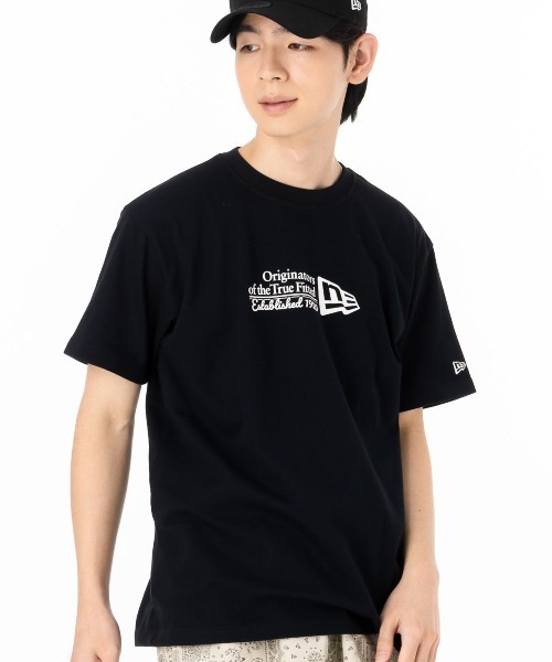 NEW ERA（ニューエラ）の「ニューエラ 半袖Tシャツ 吸水速乾性 スポーツTシャツ（Tシャツ/カットソー・メンズ・ホワイト/ブラック・XXL/XL/L/M/S）」の2枚目の写真
