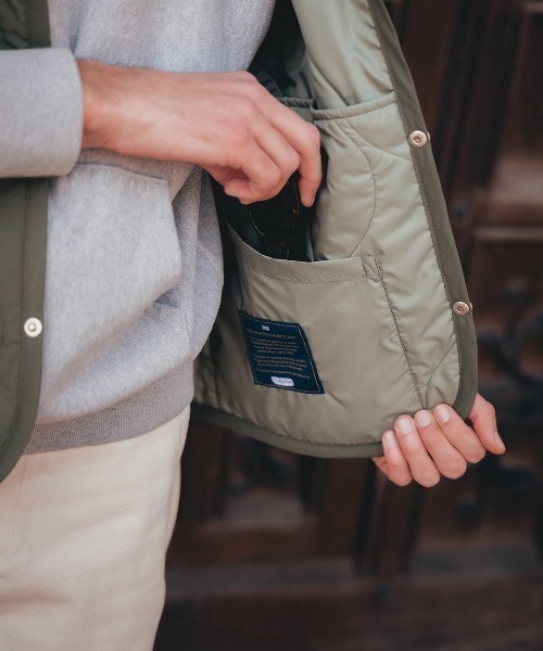 LAVENHAM（ラベンハム）の「Stud Front Bomber Gilet Mens / スタッド