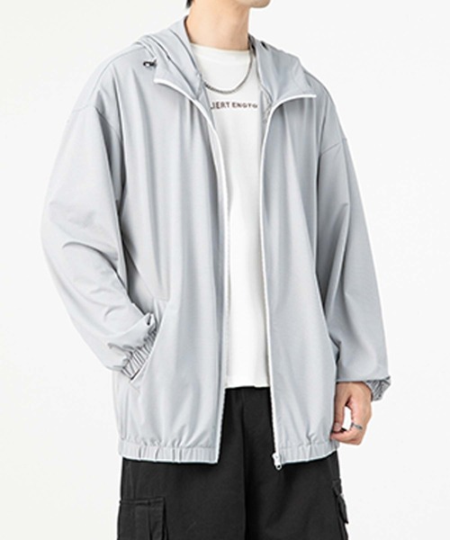 aimoha（アイモハ）の「aimoha MEN 軽量パーカー（パーカー・メンズ・ブラック/ホワイト/ライトグレー・LARGE/X-LARGE/XX-LARGE/XXX-LARGE）」の8枚目の写真