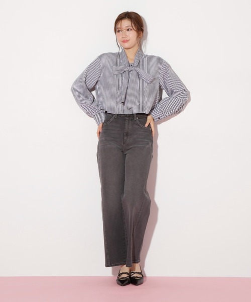 すぐ届く【JILL by JILL】ハイウエスト ストレート デニムパンツ ハイウエストストレートデニムパンツ | JILL by JILL STUART