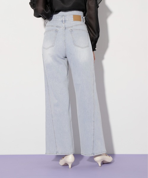 JILL by JILL STUART(ジルバイジルスチュアート)の「ハイウエストストレートデニムパンツ(デニムパンツ・レディース・ブルー系その他/ピンク/ブラック・SMALL/MEDIUM)」の10枚目の写真