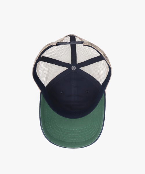 OVERRIDE（オーバーライド）の「Michigan TWILL MESH WASHED CAP / カレッジ（キャップ・メンズ・ネイビー・57~59cm）」の6枚目の写真