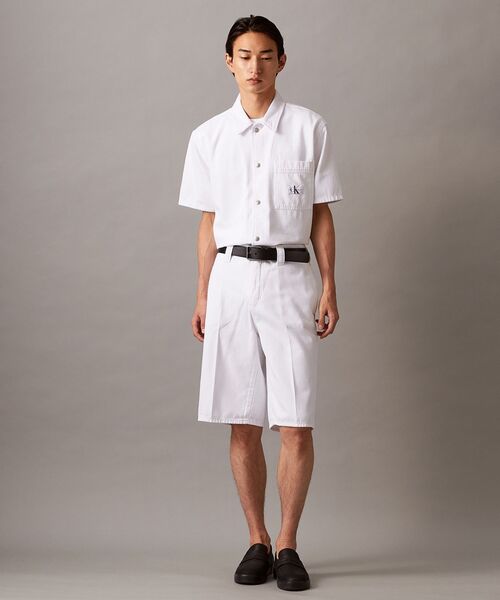 Calvin Klein（カルバン・クライン）の「キャンプ デニムシャツ（シャツ/ブラウス・メンズ・ホワイト・L/M/S/XS/XL）」の7枚目の写真