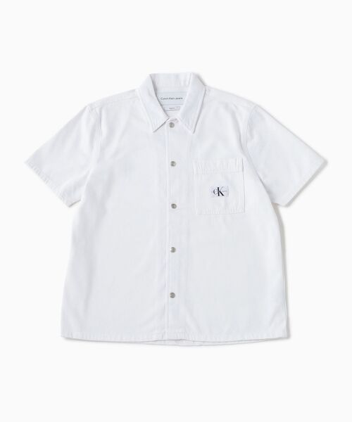 Calvin Klein（カルバン・クライン）の「キャンプ デニムシャツ（シャツ/ブラウス・メンズ・ホワイト・L/M/S/XS/XL）」の9枚目の写真