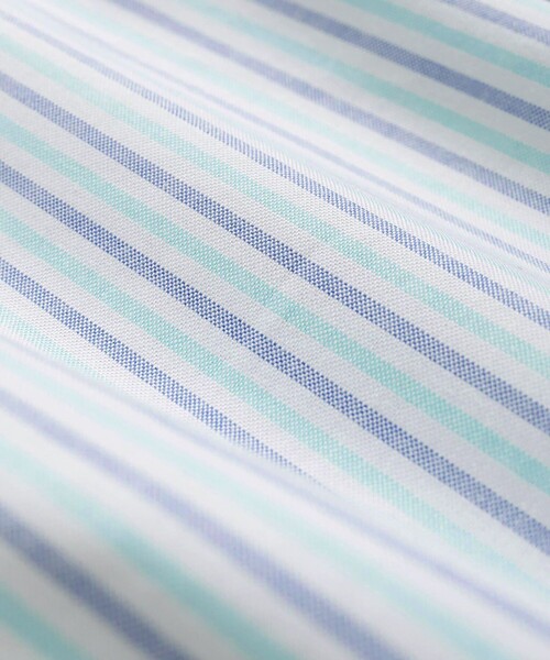 BROOKS BROTHERS(ブルックスブラザーズ)の「ストレッチオックスフォード GFロゴ ストライプ カジュアルシャツ Regular Fit(シャツ/ブラウス・メンズ・イエロー/ピンク/グリーン・LARGE/MEDIUM/SMALL/X-LARGE/X-SMALL)」の5枚目の写真