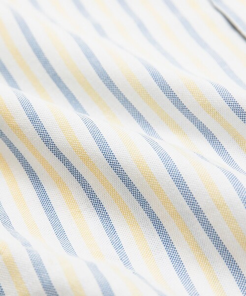 BROOKS BROTHERS(ブルックスブラザーズ)の「ストレッチオックスフォード GFロゴ ストライプ カジュアルシャツ Regular Fit(シャツ/ブラウス・メンズ・イエロー/ピンク/グリーン・LARGE/MEDIUM/SMALL/X-LARGE/X-SMALL)」の7枚目の写真