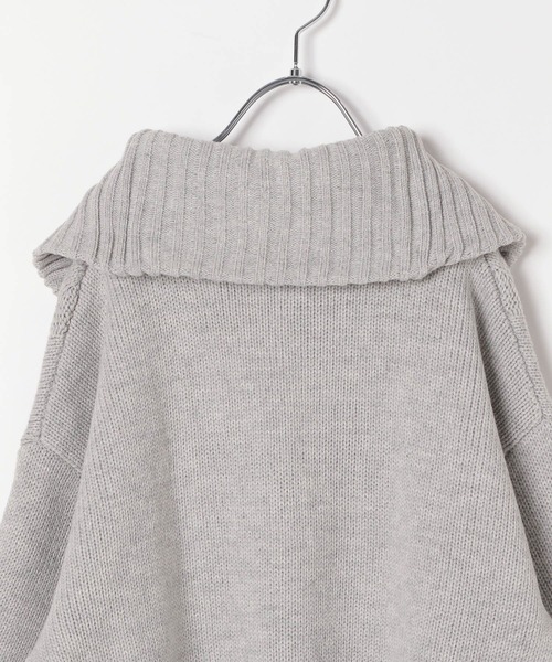 GLOBAL WORK（グローバルワーク）の「ケーブルニットセットアップ/292226（ワンピース・キッズ・杢グレー/アイボリー・150cm/130cm/160cm/140cm）」の5枚目の写真