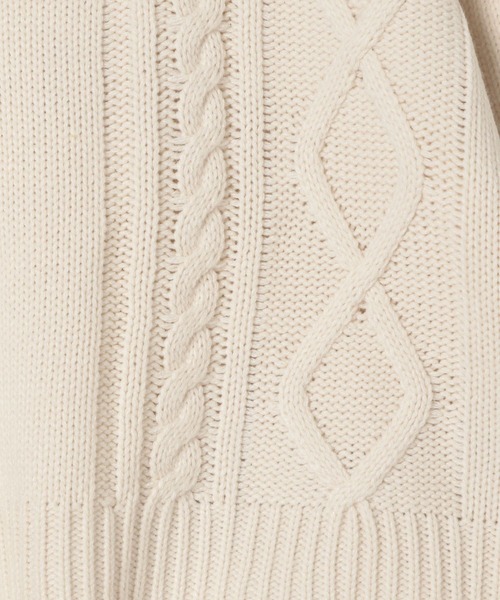 GLOBAL WORK（グローバルワーク）の「ケーブルニットセットアップ/292226（ワンピース・キッズ・杢グレー/アイボリー・150cm/130cm/160cm/140cm）」の12枚目の写真