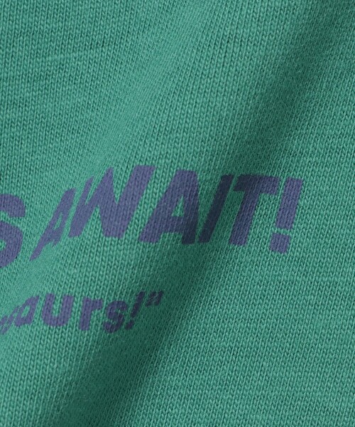 BEAMS mini（ビームスミニ）の「ダイナソー Tシャツ 2025SS（90～150cm）（Tシャツ/カットソー・キッズ・グリーン/ホワイト系その他5/サックスブルー・90/150/100/110/120/130/140）」の18枚目の写真