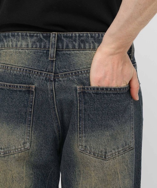 3.3 Field Trip (3.3フィールドトリップ)の「3.3 Field Trip/ウォッシュフレアデニム(デニムパンツ・メンズ・ブラック/ブルー・MEDIUM/LARGE)」の18枚目の写真