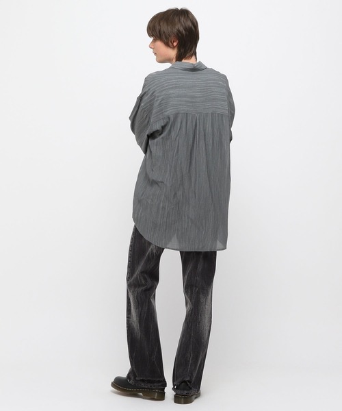 3.3 Field Trip (3.3フィールドトリップ)の「3.3 Field Trip/ウォッシュフレアデニム(デニムパンツ・メンズ・ブラック/ブルー・MEDIUM/LARGE)」の9枚目の写真