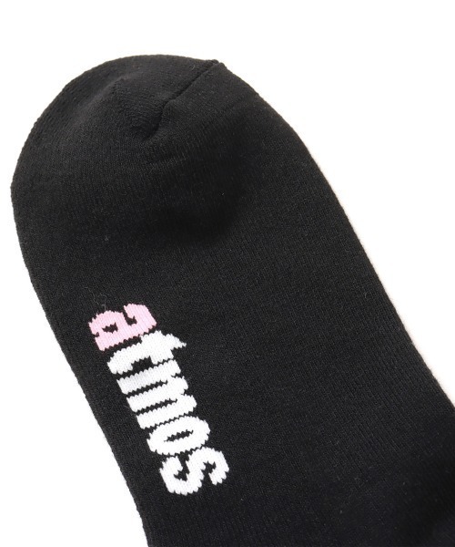atmos pink（アトモスピンク）の「atmos pink Classic Embroidery Logo Line Socks / アトモス ピンク クラシック エンブロイダリー ロゴ ライン ソックス（ソックス/靴下・レディース・ホワイト/ブラック・23-25）」の14枚目の写真