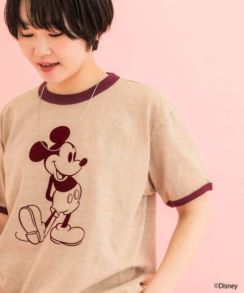 GOOD ROCK SPEED(グッドロックスピード)の「『別注』GOOD ROCK SPEED×DOORS / MICKEY MOUSE / RingerT(Tシャツ/カットソー・レディース・レッド系その他・MEDIUM)」の8枚目の写真