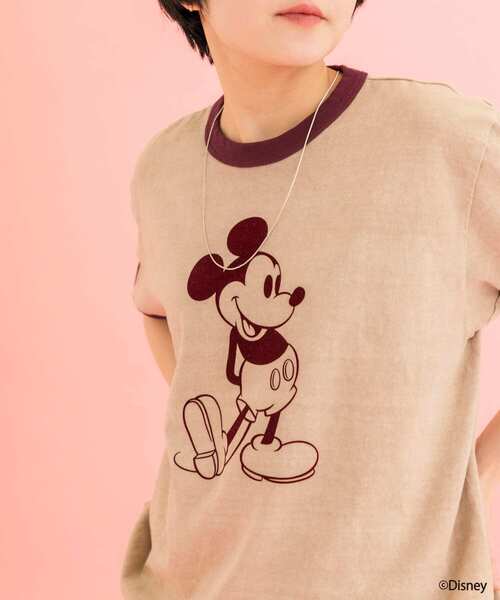 GOOD ROCK SPEED(グッドロックスピード)の「『別注』GOOD ROCK SPEED×DOORS / MICKEY MOUSE / RingerT(Tシャツ/カットソー・レディース・レッド系その他・MEDIUM)」の9枚目の写真
