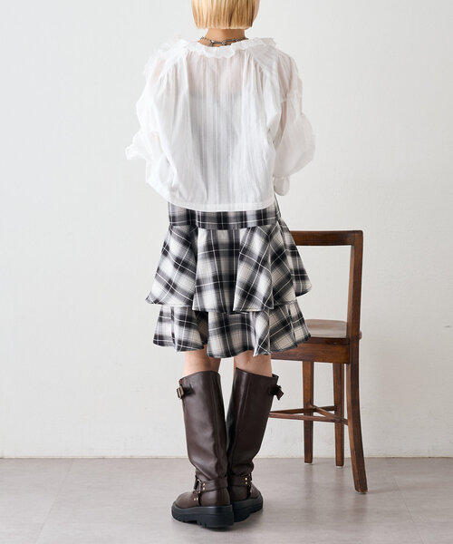 w closet（ダブルクローゼット）の「コットンレースブラウス（シャツ/ブラウス・レディース・オフホワイト/ピンク/イエロー・FREE）」の12枚目の写真