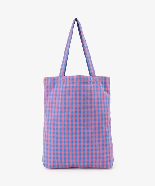 Afternoon Tea(アフタヌーンティー)の「ギンガムチェックトートバッグM(トートバッグ・レディース・ピンク・ONE SIZE)」の2枚目の写真