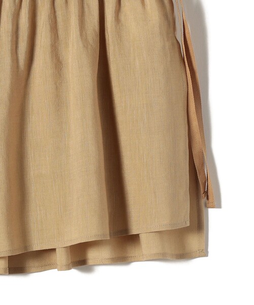 SHIPS(シップス)の「〈手洗い可能〉IMPERIAL LINEN Wポケット ノースリーブ シャツ(シャツ/ブラウス・レディース・ベージュ/ネイビー/オフホワイト・ONE SIZE)」の7枚目の写真
