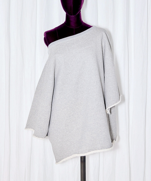 CITYSHOP(シティーショップ)の「“O”SWEAT Tシャツ(スウェット・レディース・ブラック/グレー・FREE)」の2枚目の写真