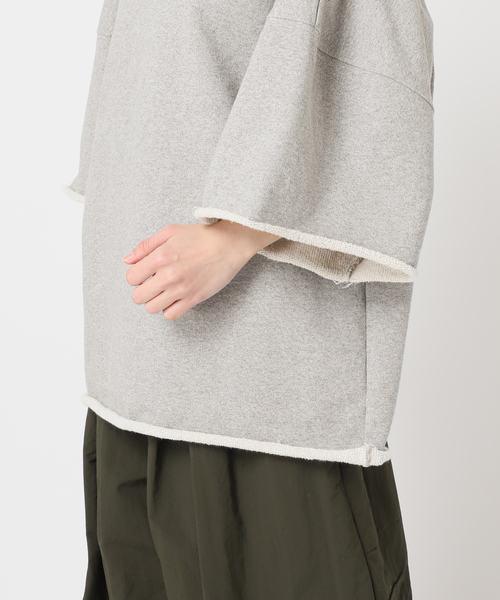 CITYSHOP(シティーショップ)の「“O”SWEAT Tシャツ(スウェット・レディース・ブラック/グレー・FREE)」の13枚目の写真