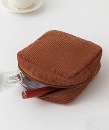 Pochi Pouch（ポチポーチ）の「Pochi Pouch/カラー コーデュロイ スクエア ポーチ（ポーチ・レディース）」