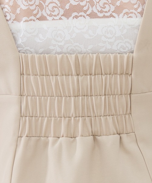 REDYAZEL（レディアゼル）の「【セットアップ可能】ダブルボタンミニジャンパースカート（ジャンパースカート・レディース・ブラック/オフホワイト/サックスブルー・SMALL/MEDIUM）」の9枚目の写真