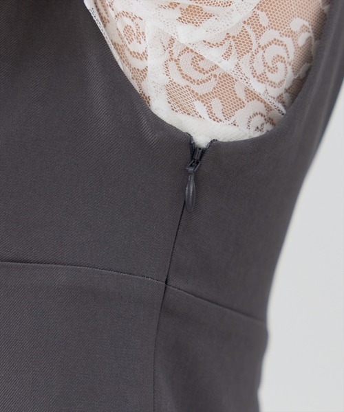 REDYAZEL（レディアゼル）の「【セットアップ可能】ダブルボタンミニジャンパースカート（ジャンパースカート・レディース・ブラック/オフホワイト/サックスブルー・SMALL/MEDIUM）」の17枚目の写真