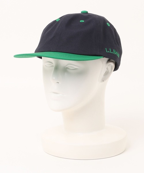 L.L.Bean（エルエルビーン）の「オックスフォード・アンド・キャンバス・ツートーン・キャップ（キャップ・メンズ・ブルー系その他/ホワイト系その他/ホワイト×グリーン/ホワイト×ブルー/ブラック/レッド系その他・LARGE）」の11枚目の写真