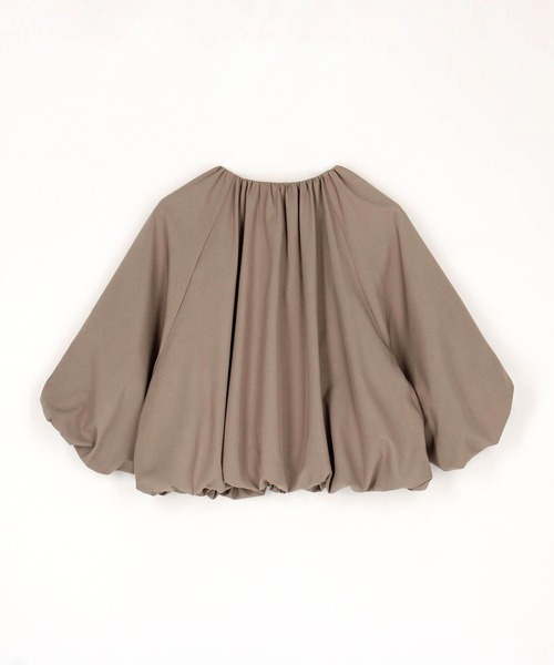 NICOLE white(ニコルホワイト)の「バルーンブルゾン(ブルゾン・レディース・モカ/ブラック/オフホワイト・FREE)」の12枚目の写真