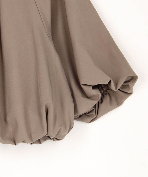 NICOLE white(ニコルホワイト)の「バルーンブルゾン(ブルゾン・レディース・モカ/ブラック/オフホワイト・FREE)」の14枚目の写真