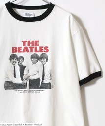 THE Beatles/ザ・ビートルズ ポスターイラスト フォト バックプリント リンガー 半袖Tシャツ レディース メンズ