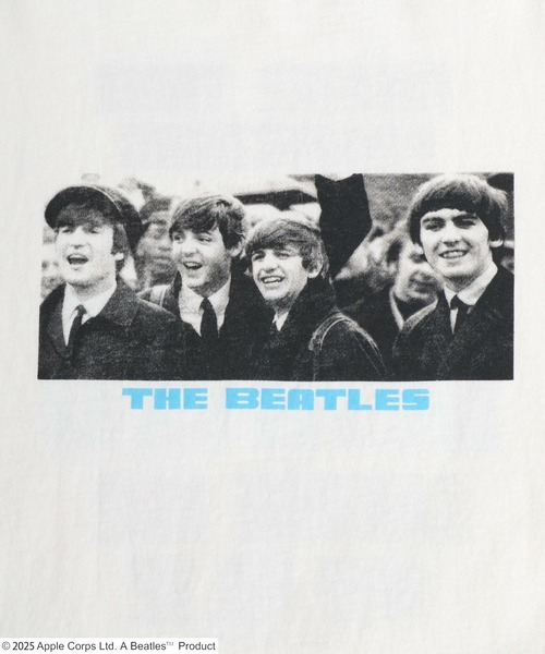 The Beatles(ザビートルズ)の「THE Beatles/ザ・ビートルズ ポスターイラスト フォト バックプリント リンガー 半袖Tシャツ レディース メンズ(Tシャツ/カットソー・メンズ・チャコール/ホワイト系その他2/ホワイト系その他/ホワイト・LL/L/M)」の16枚目の写真