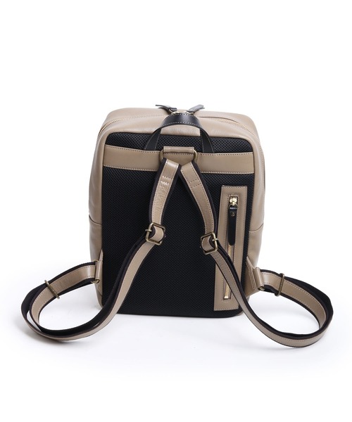 HALEINE（アレンヌ）の「[HALEINE]牛革レザーリュック（バックパック/リュック・レディース・ダークブラウン/ブルー/ブラック/モカ・FREE）」の22枚目の写真